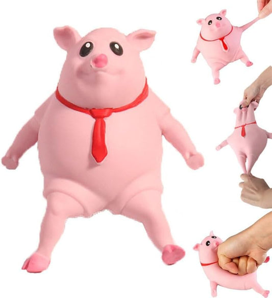 Pink Pig Stress Squeeze Toy